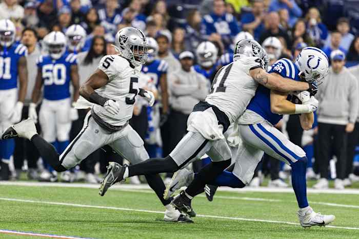 The Las Vegas Raiders already have a solid LB group. They should still add to the unit.